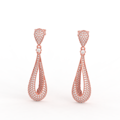 Boho-Chic Stylish Dewdrop Earrings For Women, Hallmarked 925 Sterling Silver sterlyn 925