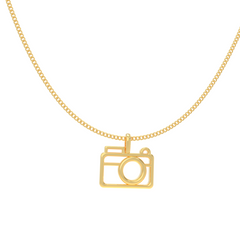 Camera Charm With Chain For Photography Lover, Hallmarked 925 Sterling Silver sterlyn 925