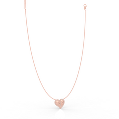 Cute Heart Shaped Pendant With Chain- Hallmarked 925 Sterling Silver sterlyn 925