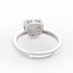 Dainty Heart Shaped Ring - Hallmarked 925 Sterling Silver sterlyn 925