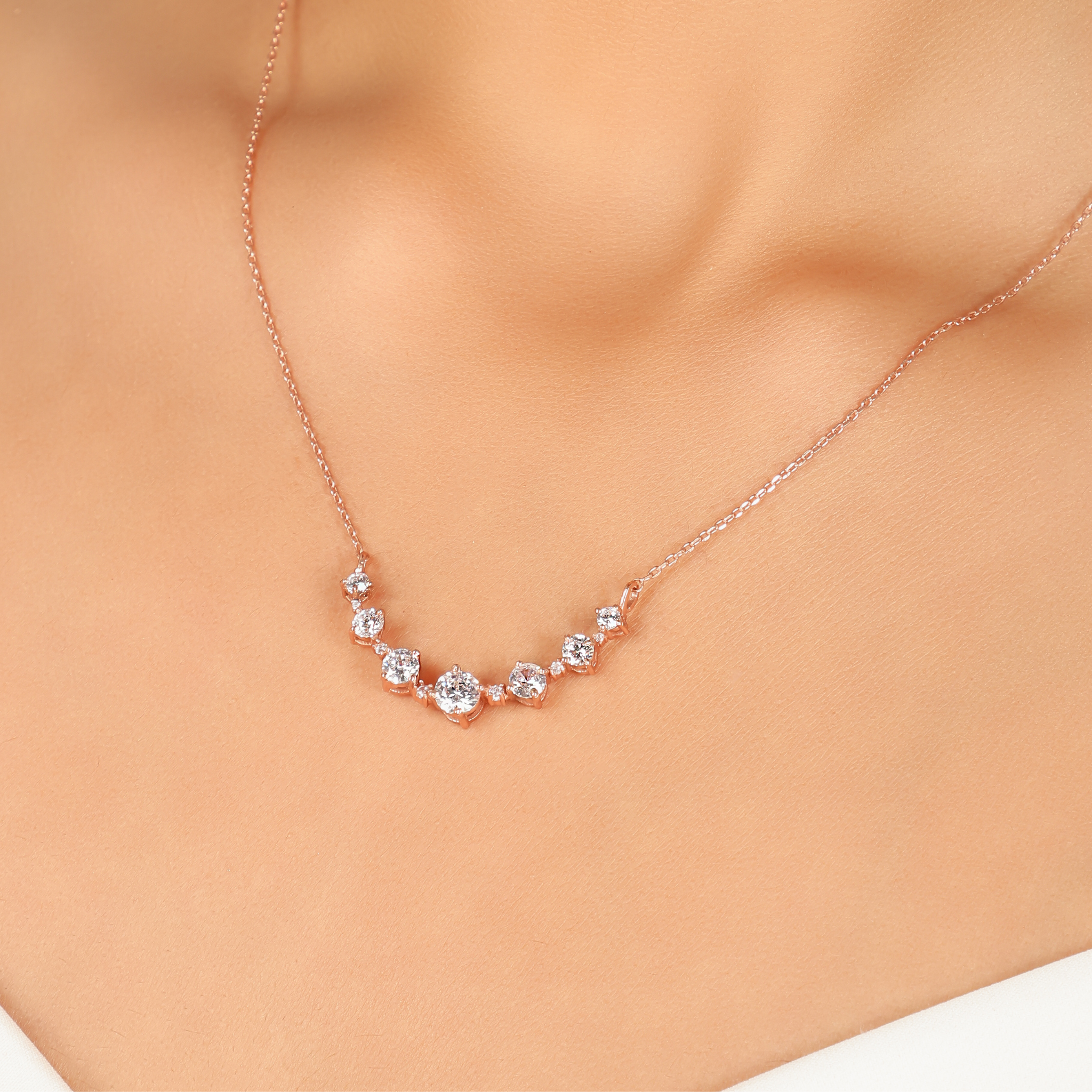 Graduating Sparkling Necklace For Her, Hallmarked 925 Sterling Silver sterlyn 925