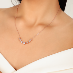 Graduating Sparkling Necklace For Her, Hallmarked 925 Sterling Silver sterlyn 925