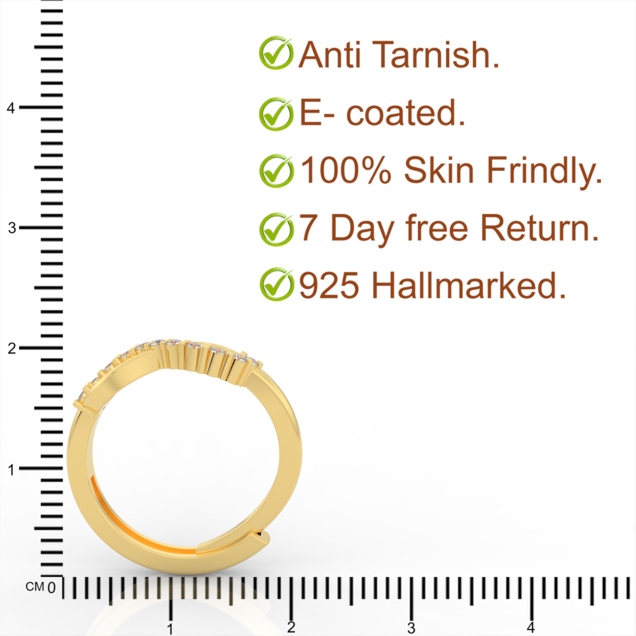 Infinity Ring For Proposal, Hallmarked 925 Sterling Silver sterlyn 925