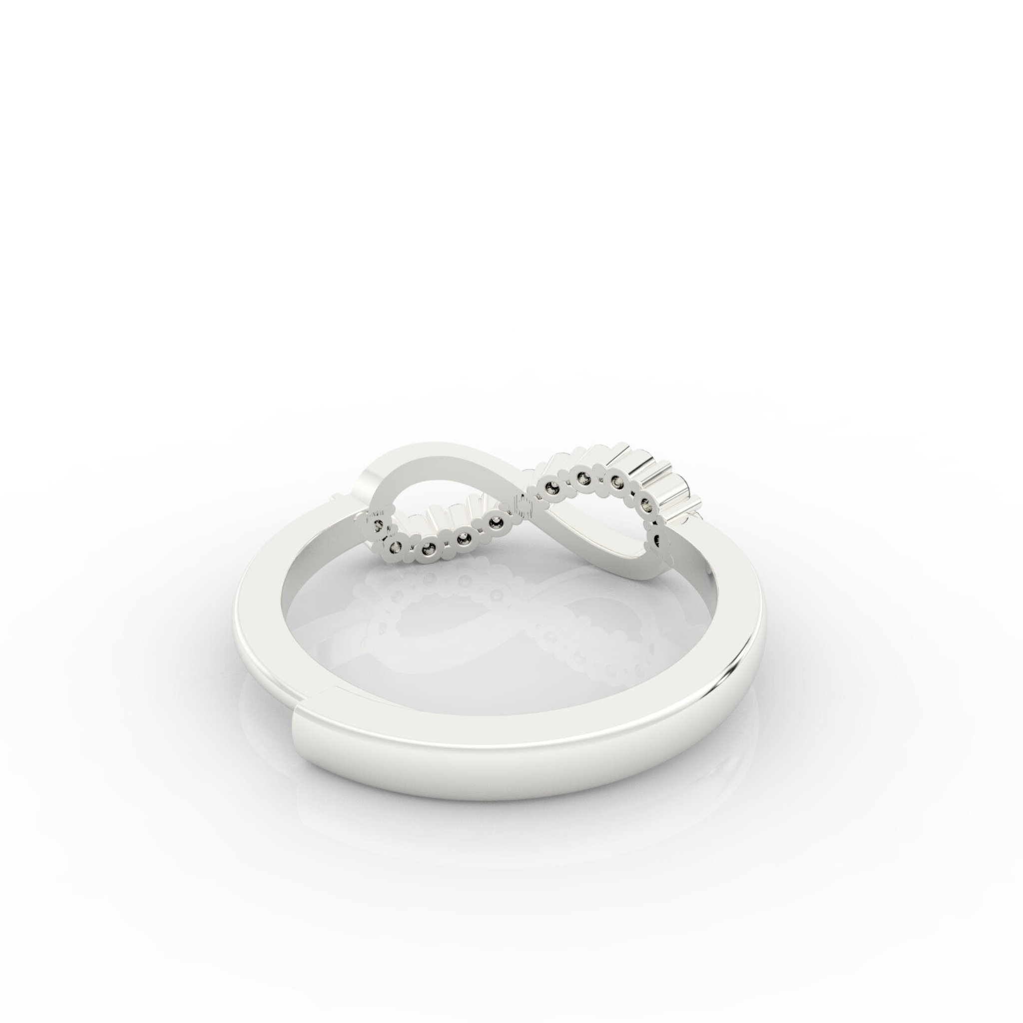 Infinity Ring For Proposal, Hallmarked 925 Sterling Silver sterlyn 925