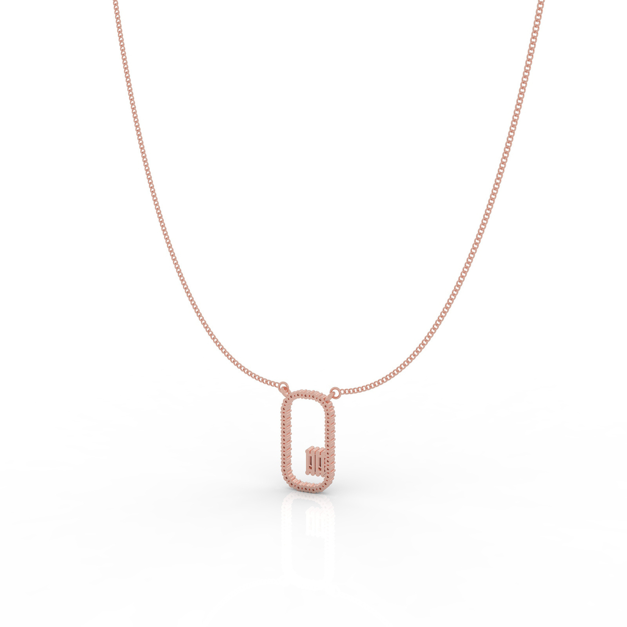 Sophisticated Modern Pendant With Chain, Hallmarked 925 Sterling Silver sterlyn 925