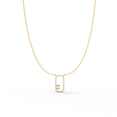 Sophisticated Modern Pendant With Chain, Hallmarked 925 Sterling Silver sterlyn 925